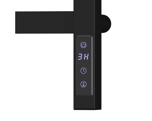 Полотенцесушитель электрический LEMARK Tропик LM70585BL 800x500 черный матовый, 5 крючков