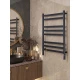 Полотенцесушитель электрический LEMARK Сибирь LM17185BL 800x500 черный матовый, 1 крючок