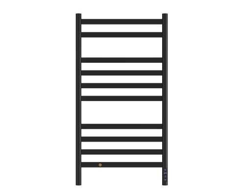 Полотенцесушитель электрический LEMARK Сибирь LM17105BL 1000x500 черный матовый, 1 крючок