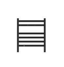 Полотенцесушитель электрический LEMARK Сибирь LM17565BL 600x500 черный матовый, 5 крючков