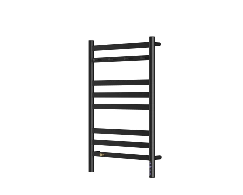Полотенцесушитель электрический LEMARK Сибирь LM17585BL 800x500 черный матовый, 5 крючков
