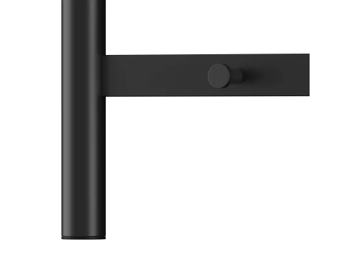 Полотенцесушитель электрический LEMARK Сибирь LM17505BL 1000x500 черный матовый, 5 крючков