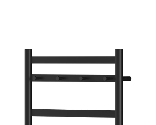 Полотенцесушитель электрический LEMARK Сибирь LM17505BL 1000x500 черный матовый, 5 крючков