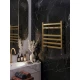 Полотенцесушитель электрический LEMARK Сибирь LM17565GL 600x500 золотой матовый, 5 крючков