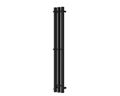 Полотенцесушитель электрический LEMARK Соло LM71712BL 1100x120 черный матовый, 7 крючков