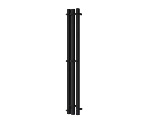 Полотенцесушитель электрический LEMARK Соло LM71712BL 1100x120 черный матовый, 7 крючков