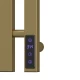 Полотенцесушитель электрический LEMARK Соло LM71712GL 1100x120 золотой матовый, 7 крючков