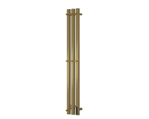 Полотенцесушитель электрический LEMARK Соло LM71712GL 1100x120 золотой матовый, 7 крючков