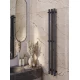 Полотенцесушитель электрический LEMARK Ладога LM07712BL 1100x120 черный матовый, 7 крючков