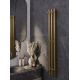 Полотенцесушитель электрический LEMARK Ладога LM07712GL 1100x120 золотой матовый, 7 крючков