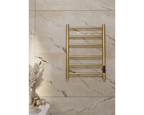 Полотенцесушитель электрический APEXTERMO Стелла ST00164GLB 600x400, золотой матовый