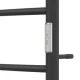 Полотенцесушитель электрический APEXTERMO Корона CR01185BM 800x500 с полкой, черный матовый