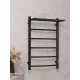 Полотенцесушитель электрический APEXTERMO Корона CR01185BM 800x500 с полкой, черный матовый