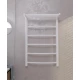 Полотенцесушитель электрический APEXTERMO Корона CR01185WM 800x500 с полкой, белый матовый