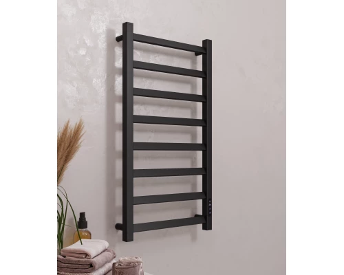 Полотенцесушитель электрический APEXTERMO Галактика GL00184BM 800x400, черный матовый