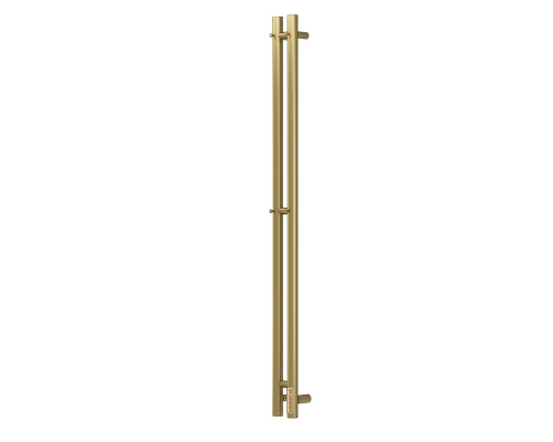 Полотенцесушитель электрический APEXTERMO Луна LN10111GL 1100x80 с крючками, золотой матовый