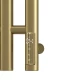 Полотенцесушитель электрический APEXTERMO Луна LN10111GL 1100x80 с крючками, золотой матовый