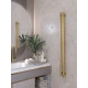 Полотенцесушитель электрический APEXTERMO Луна LN10111GL 1100x80 с крючками, золотой матовый