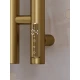 Полотенцесушитель электрический APEXTERMO Луна LN10111GL 1100x80 с крючками, золотой матовый