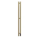 Полотенцесушитель электрический APEXTERMO Луна LN10111GLB 1100x80 с крючками, золотой матовый
