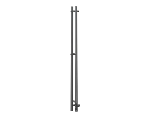 Полотенцесушитель электрический APEXTERMO Луна LN10111GF 1100x80 с крючками, графит металлик