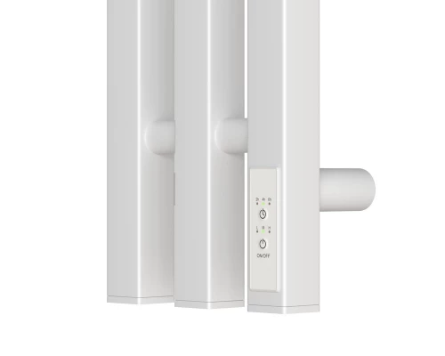 Полотенцесушитель электрический APEXTERMO Сириус SR10112WM 1100x120 с крючками, белый матовый