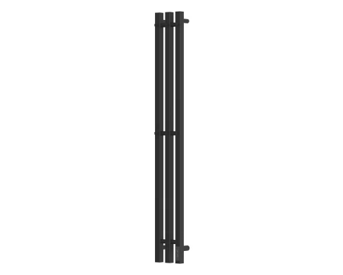 Полотенцесушитель электрический APEXTERMO Сириус SR10122BM 1200x120 с крючками, черный матовый