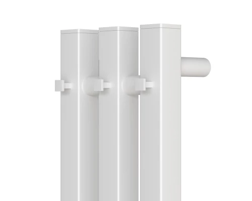 Полотенцесушитель электрический APEXTERMO Сириус SR10122WM 1200x120 с крючками, белый матовый