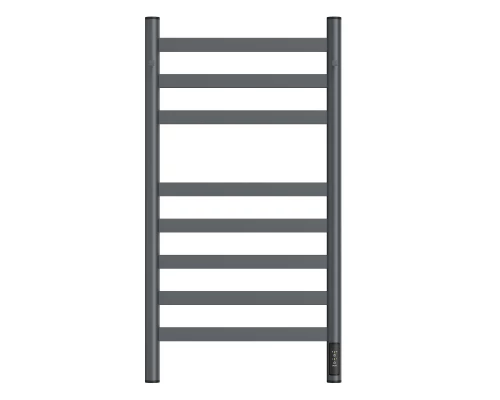 Полотенцесушитель электрический APEXTERMO Сфера SF10184GF 800x400 с крючками, графит металлик
