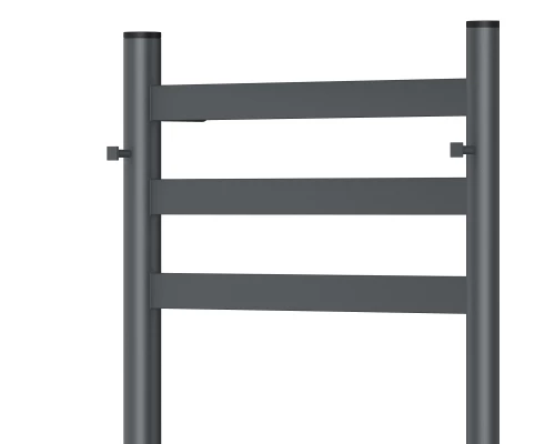 Полотенцесушитель электрический APEXTERMO Сфера SF10184GF 800x400 с крючками, графит металлик