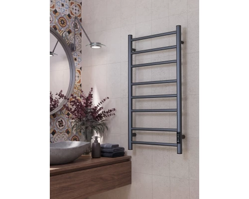 Полотенцесушитель электрический APEXTERMO Стелла ST00184GF 800x400, графит металлик