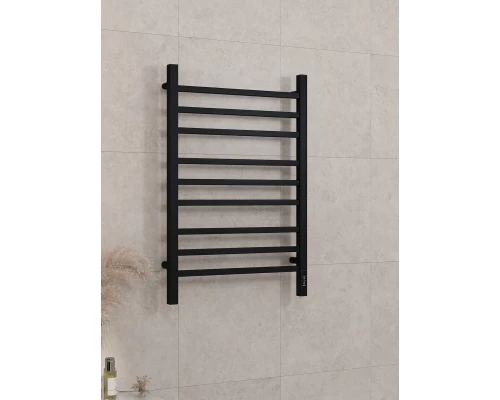 Полотенцесушитель электрический APEXTERMO Атлас AT00185BM 800x500, черный матовый