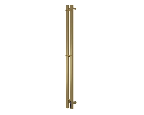 Полотенцесушитель электрический APEXTERMO Сириус SR10111GLB 1100x80 с крючками, золотой матовый