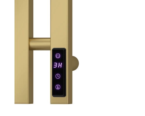 Полотенцесушитель электрический APEXTERMO Сириус SR10111GLB 1100x80 с крючками, золотой матовый