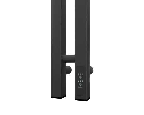 Полотенцесушитель электрический APEXTERMO Сириус SR10111GF 1100x80 с крючками, графит металлик