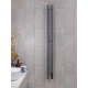 Полотенцесушитель электрический APEXTERMO Сириус SR10111GF 1100x80 с крючками, графит металлик
