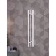 Полотенцесушитель электрический APEXTERMO Дельта DL10181WM 800x100 с крючками, белый матовый
