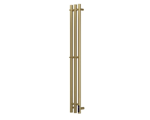 Полотенцесушитель электрический APEXTERMO Луна LN10112GLB 1100x120 с крючками, золотой матовый