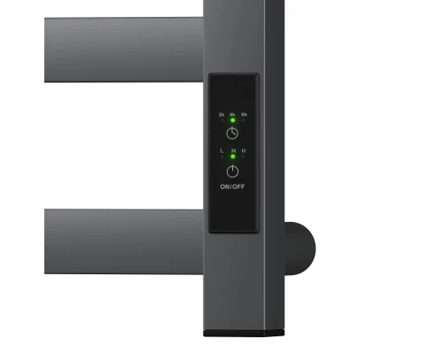 Полотенцесушитель электрический APEXTERMO Терра TR00185GF 800x500, графит металлик