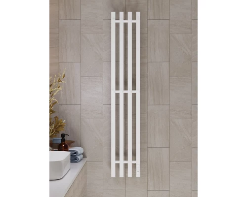 Полотенцесушитель электрический APEXTERMO Сириус SR10113WM 1100x180 с крючками, белый матовый