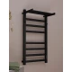 Полотенцесушитель электрический APEXTERMO Терра TR11184BM 800x400 с крючками и полкой, черн. матовый