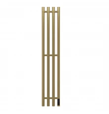Полотенцесушитель электрический APEXTERMO Луна LN10113GLB 1100x180 с крючками, золотой матовый