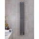 Полотенцесушитель электрический APEXTERMO Сириус SR10112GF 1100x120 с крючками, графит металлик