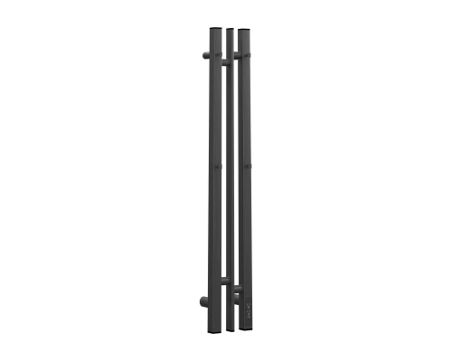 Полотенцесушитель электрический APEXTERMO Дельта DL10181GF 800x100 с крючками, графит металлик
