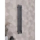 Полотенцесушитель электрический APEXTERMO Дельта DL10181GF 800x100 с крючками, графит металлик