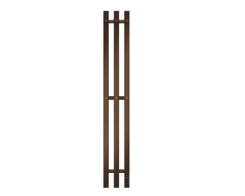 Полотенцесушитель электрический APEXTERMO Сириус SR20112CH 1100x120 с крючками, шоколад