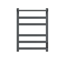 Полотенцесушитель электрический APEXTERMO Терра TR11164GF 600x400 с крючками и полкой, графит метал.