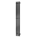 Полотенцесушитель электрический APEXTERMO Сириус SR20112GN 1100x120 с круглыми крючками, оруж. сталь