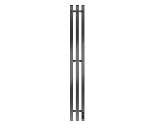 Полотенцесушитель электрический APEXTERMO Сириус SR20112GN 1100x120 с круглыми крючками, оруж. сталь
