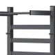 Полотенцесушитель электрический APEXTERMO Терра TR11184GF 800x400 с крючками и полкой, графит метал.